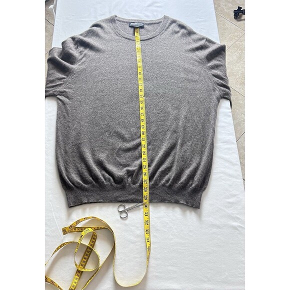 Joseph & Lyman Limited Collection Mens XXL Pure‎ Cashmere Brown Sweater - Picture 2 of 7